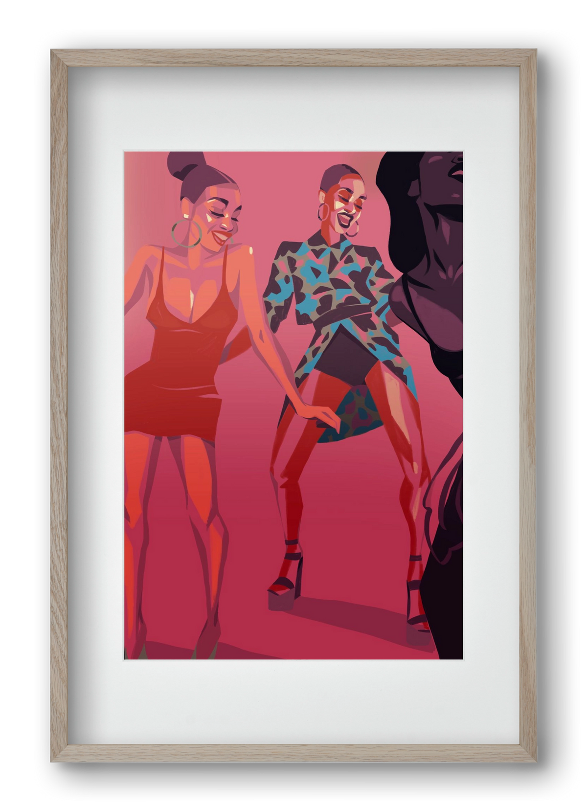 Dance, 40x60 cm (30x45 cm), Tölgy keret, paszpartuval