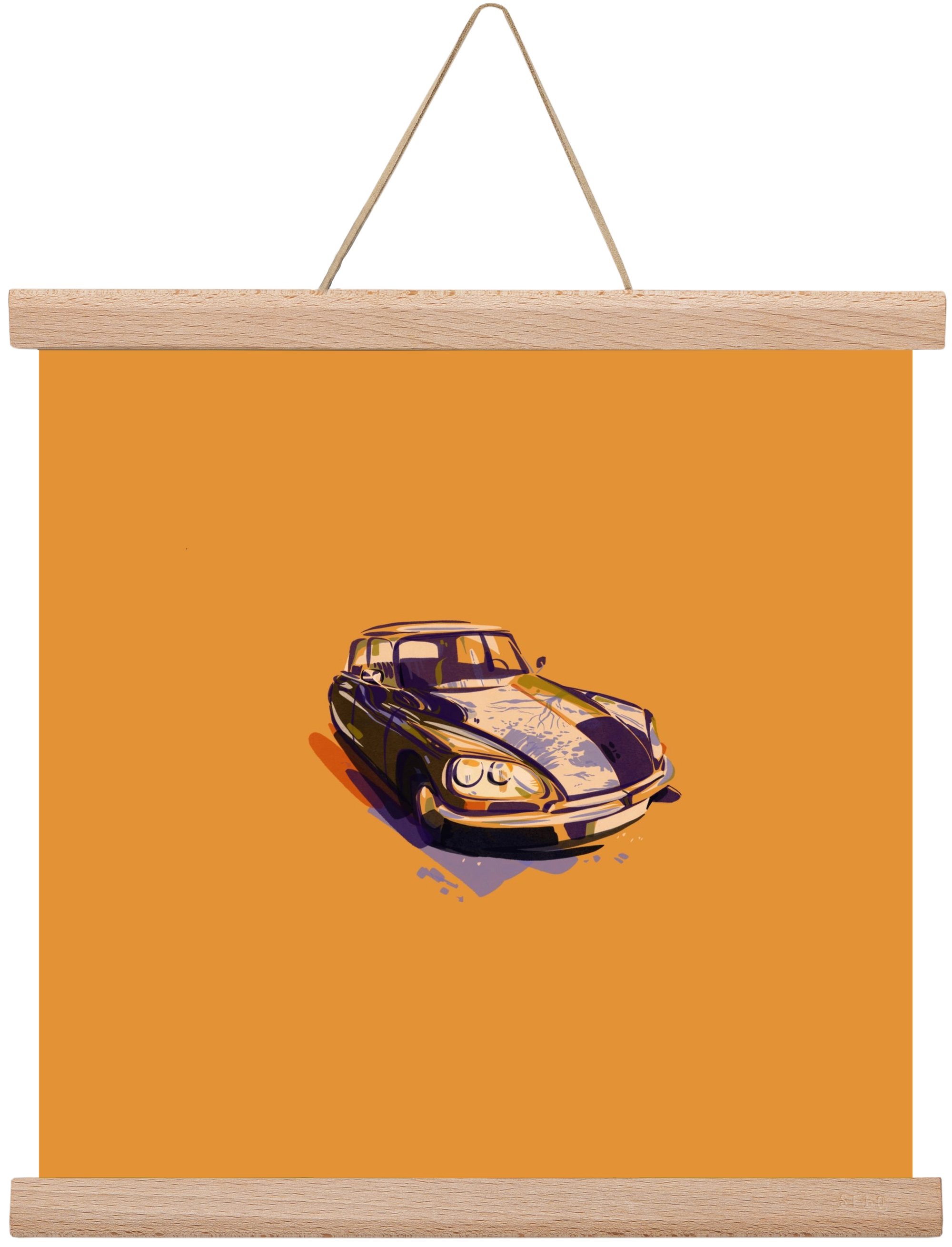 Citroen DS23, 30x30 cm (30x30 cm), Tölgy akasztó