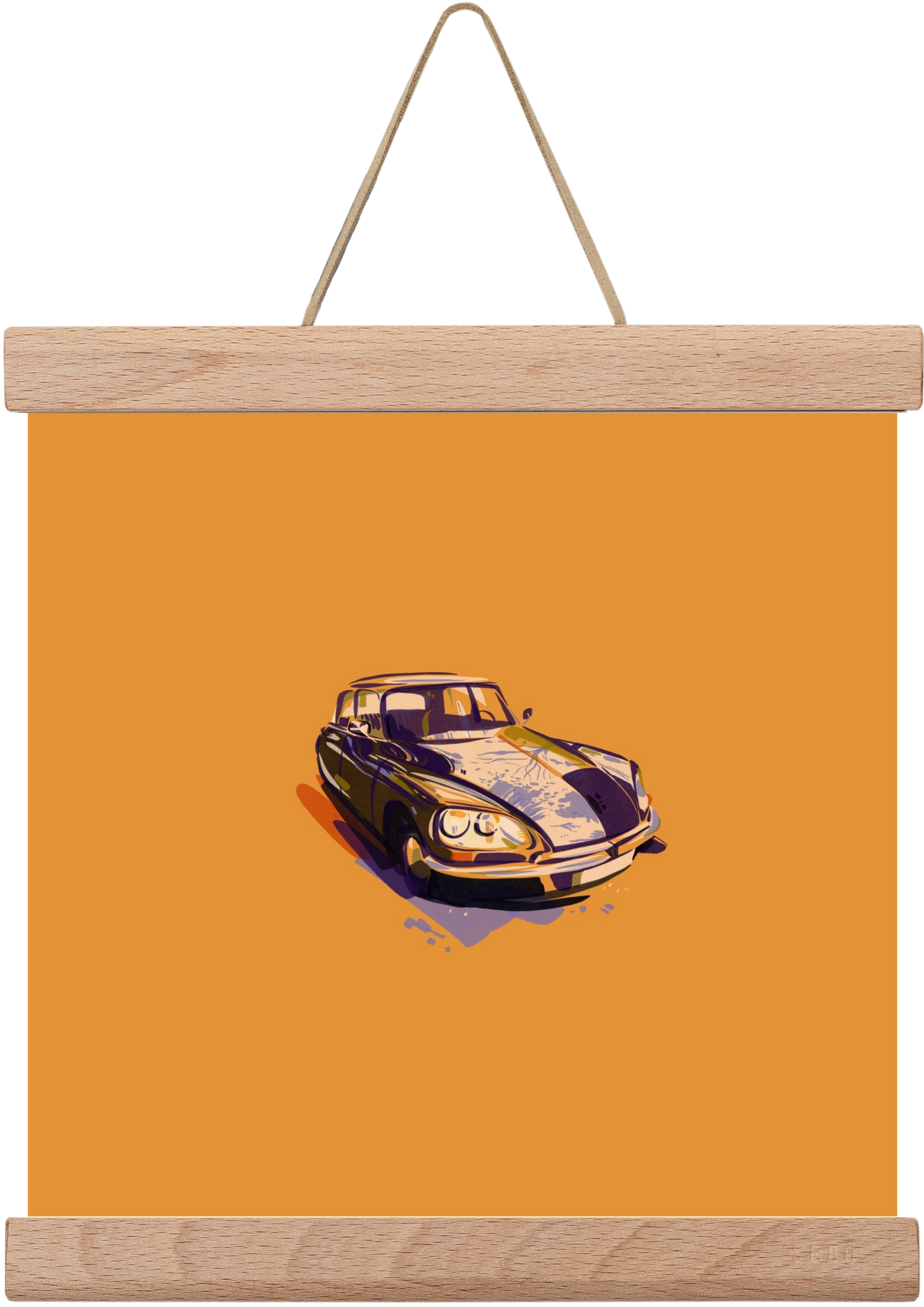 Citroen DS23, 20x20 cm (20x20 cm), Tölgy akasztó