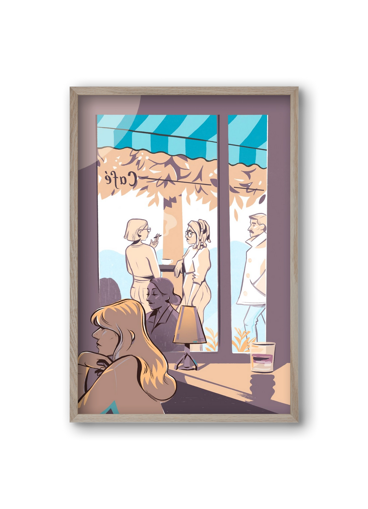 Kelet 2, 20x30 cm (20x30 cm), Tölgy keret