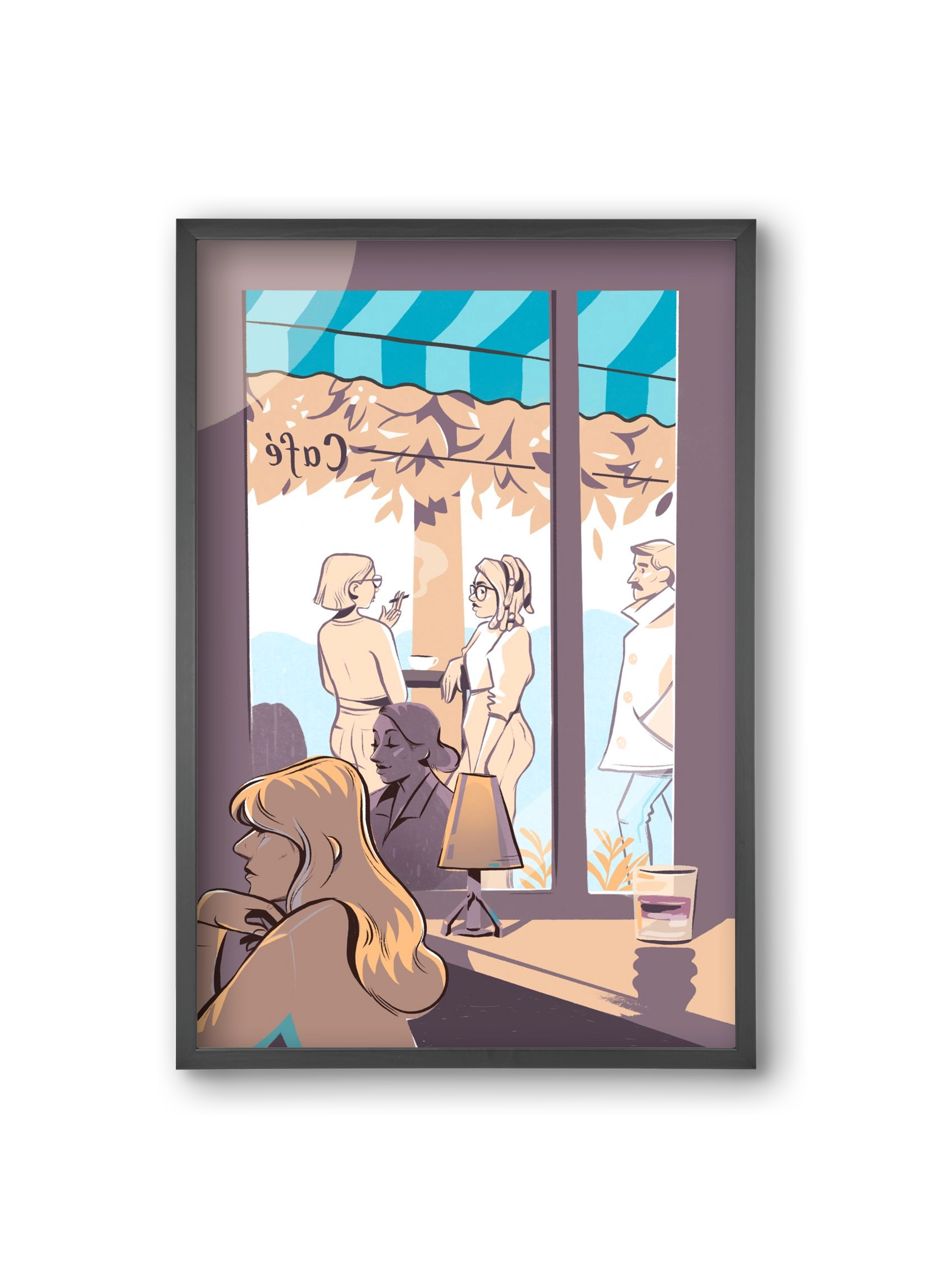 Kelet 2, 20x30 cm (20x30 cm), Fekete keret