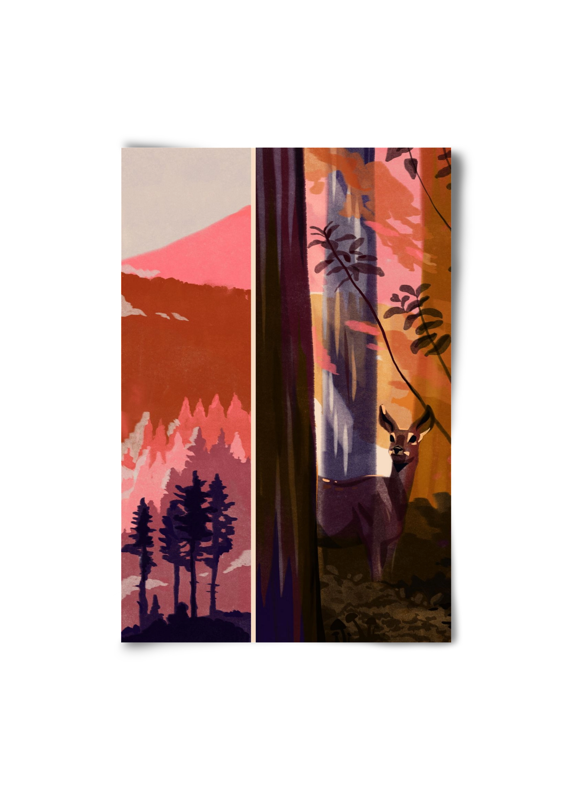 Forest, 20x30 cm, Keret nélkül