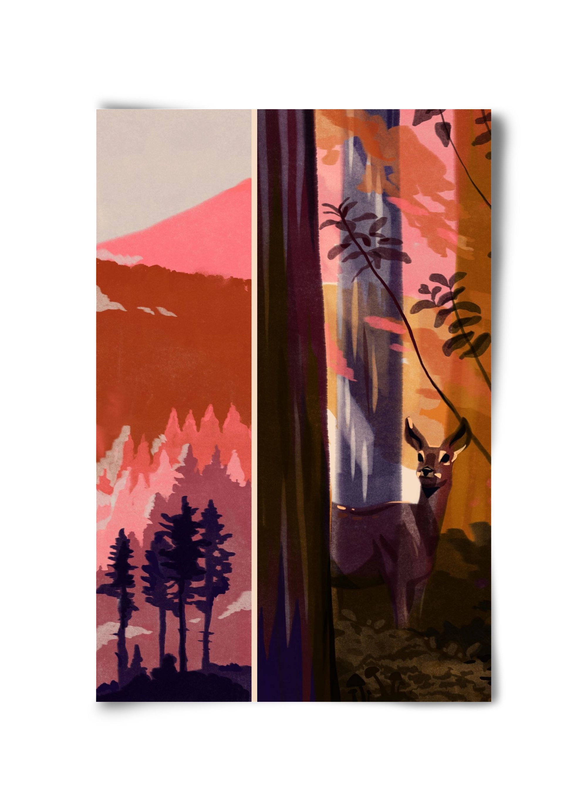 Forest, 30x45 cm, Keret nélkül