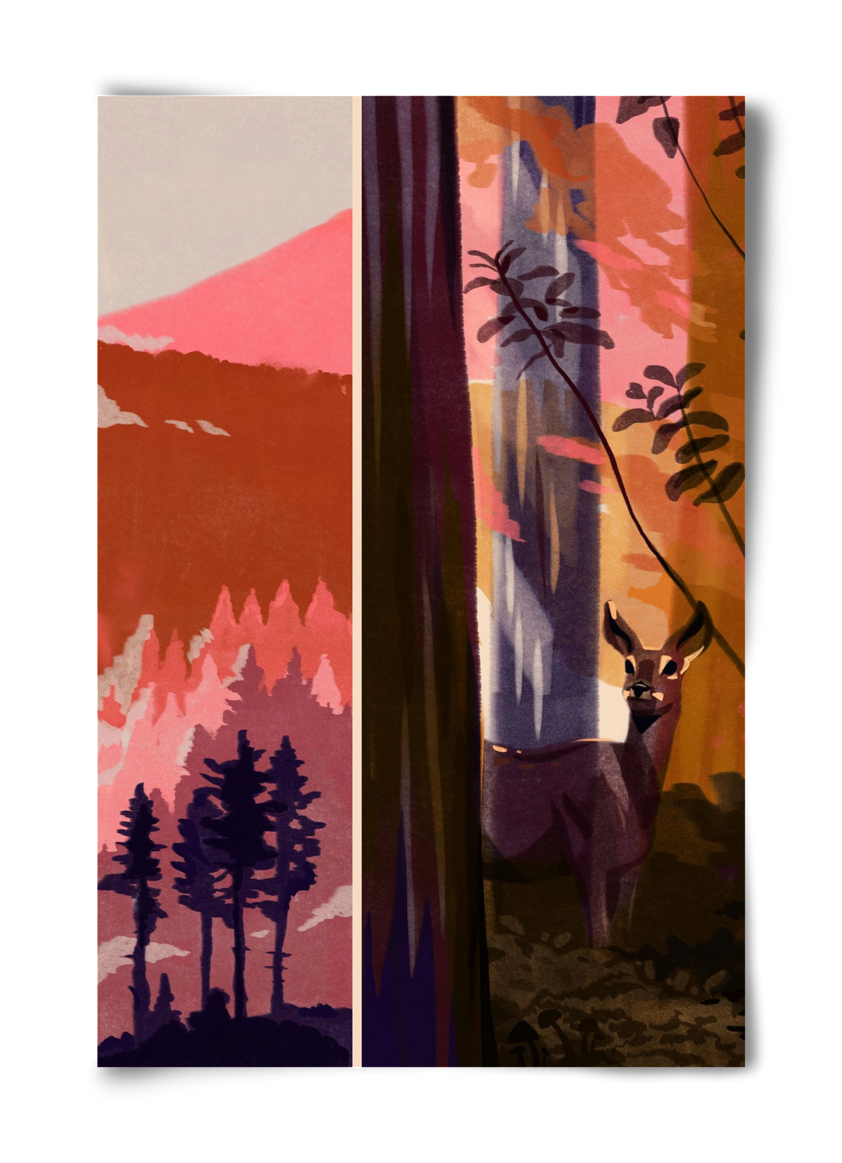 Forest, 40x60 cm, Keret nélkül