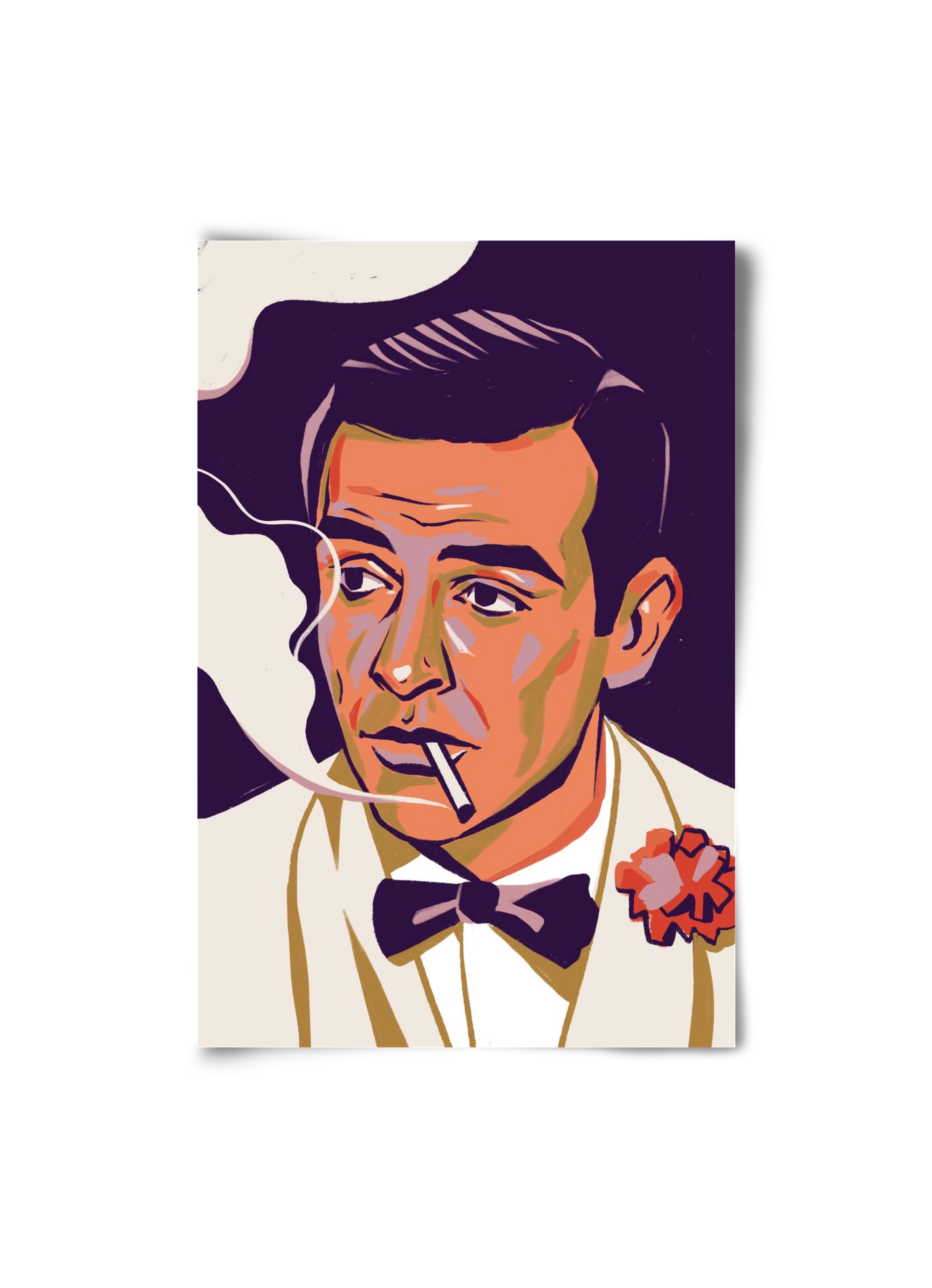 Sean Connery, 20x30 cm, Keret nélkül