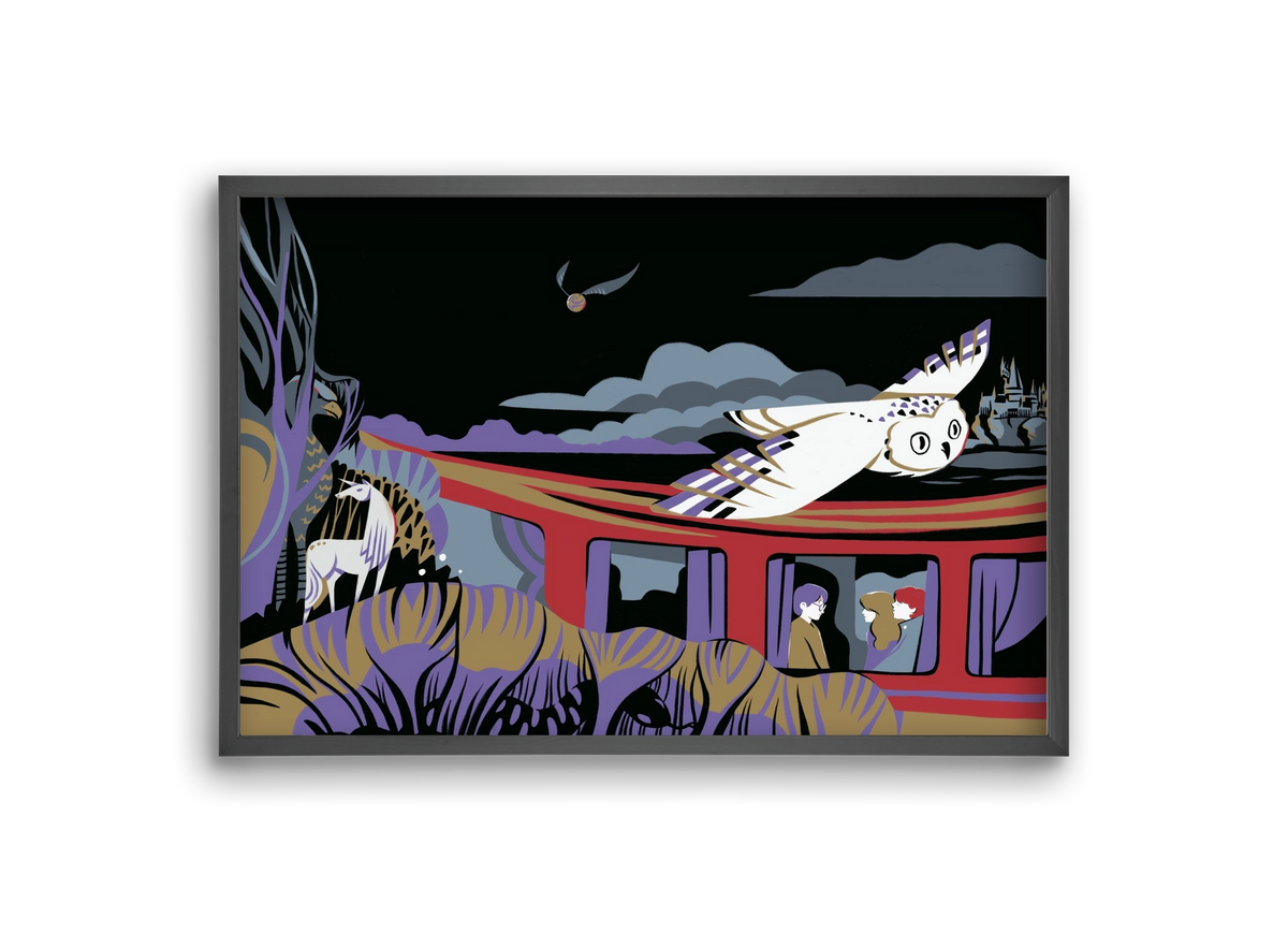 Harry Potter 1, 30x20 cm (30x20 cm), Fekete keret