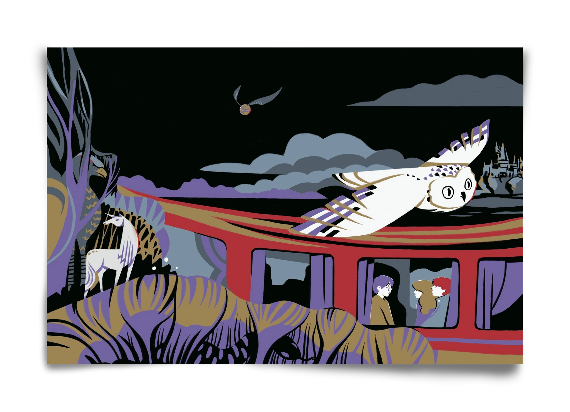 Harry Potter 1, 60x40 cm, Keret nélkül