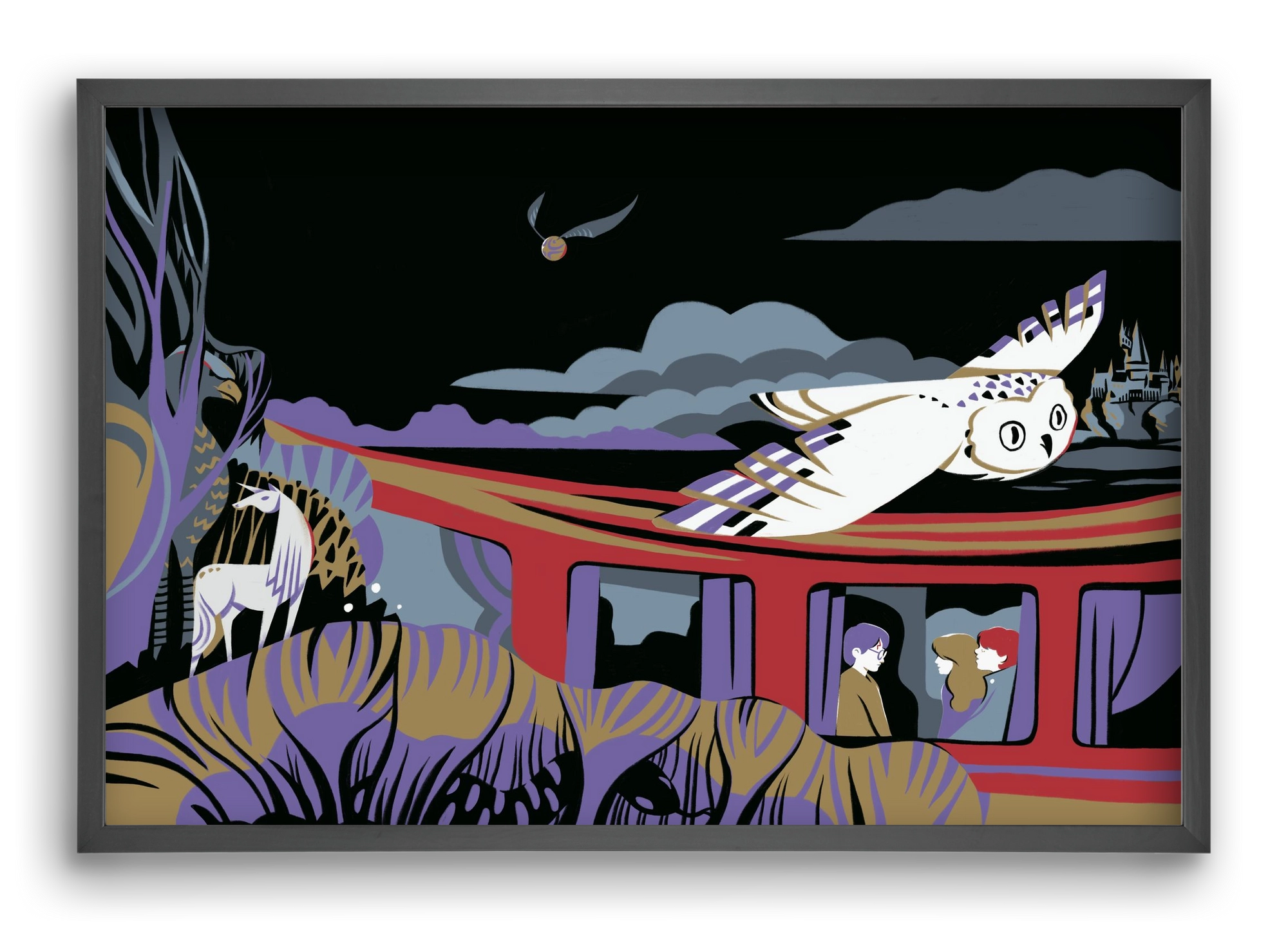 Harry Potter 1, 60x40 cm (60x40 cm), Fekete keret