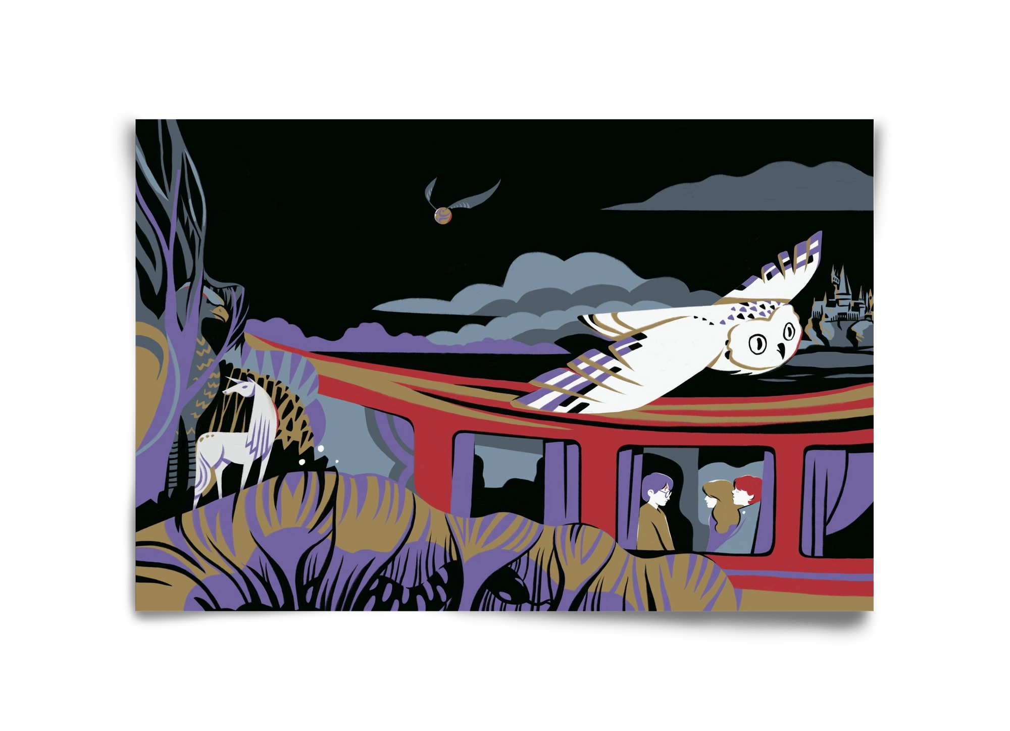 Harry Potter 1, 45x30 cm, Keret nélkül