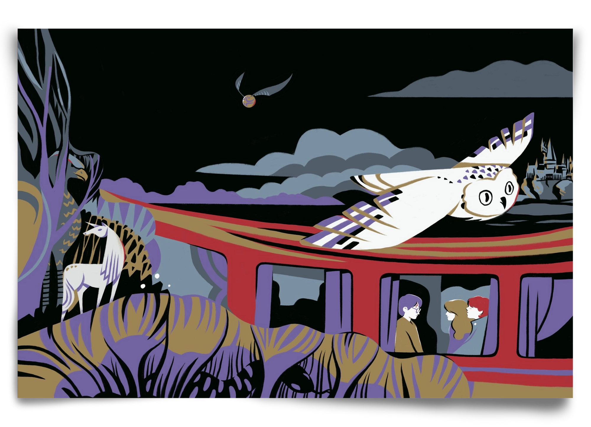 Harry Potter 1, 90x60 cm, Keret nélkül