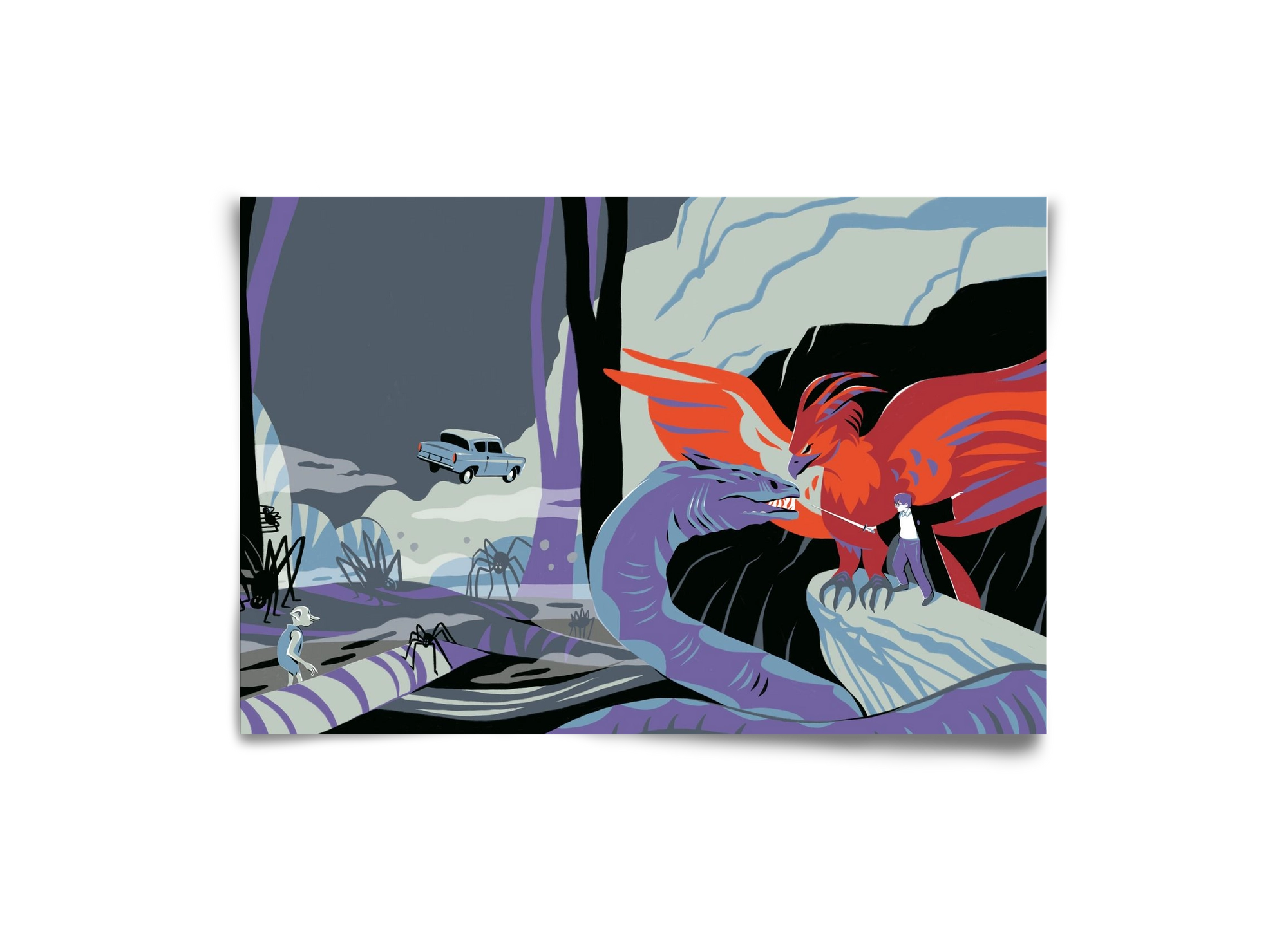 Harry Potter 2, 30x20 cm, Keret nélkül