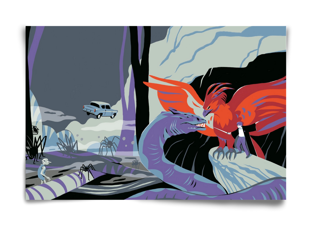 Harry Potter 2, 60x40 cm, Keret nélkül