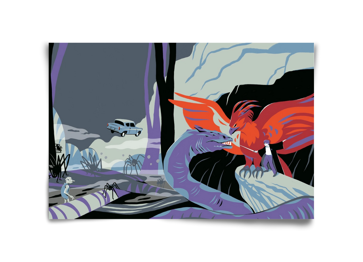 Harry Potter 2, 45x30 cm, Keret nélkül