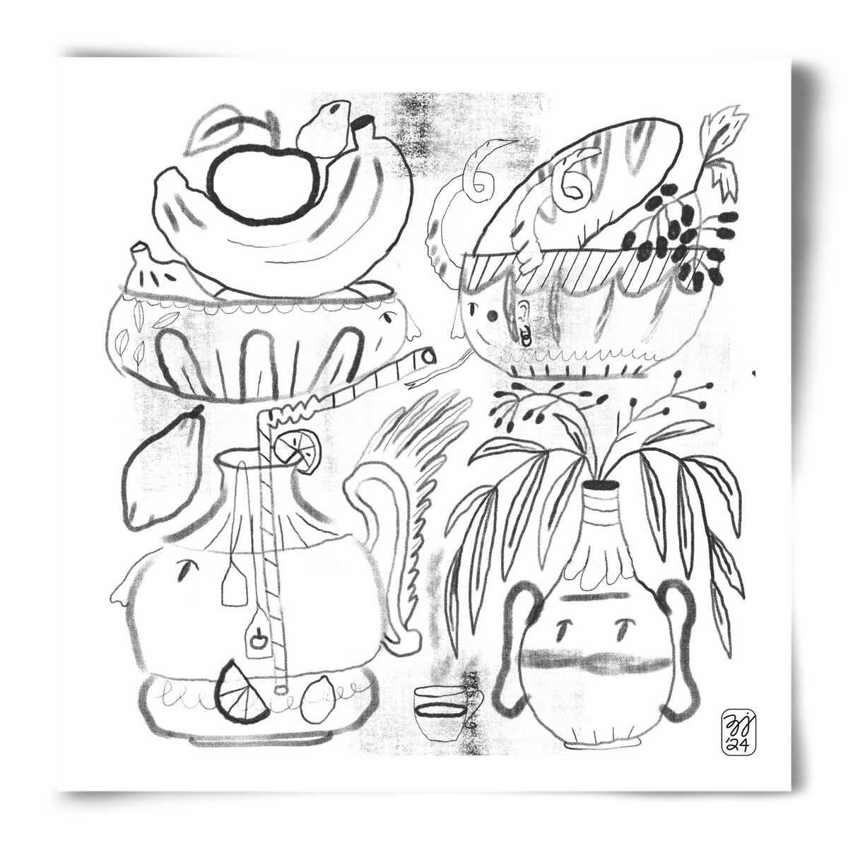 Special Guests, 50x50 cm, Keret nélkül