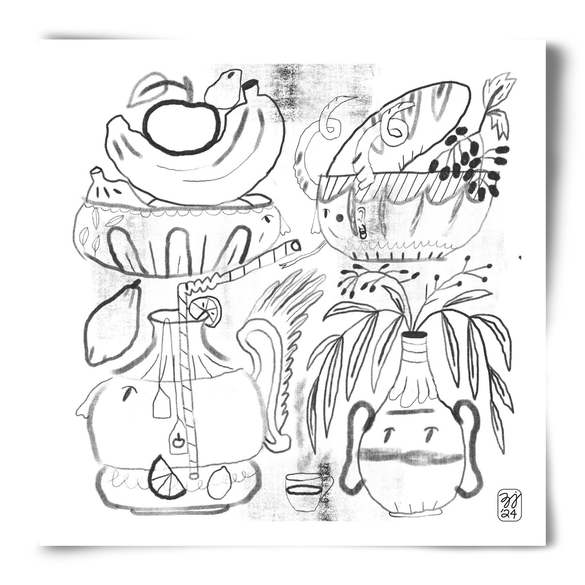 Special Guests, 50x50 cm, Keret nélkül