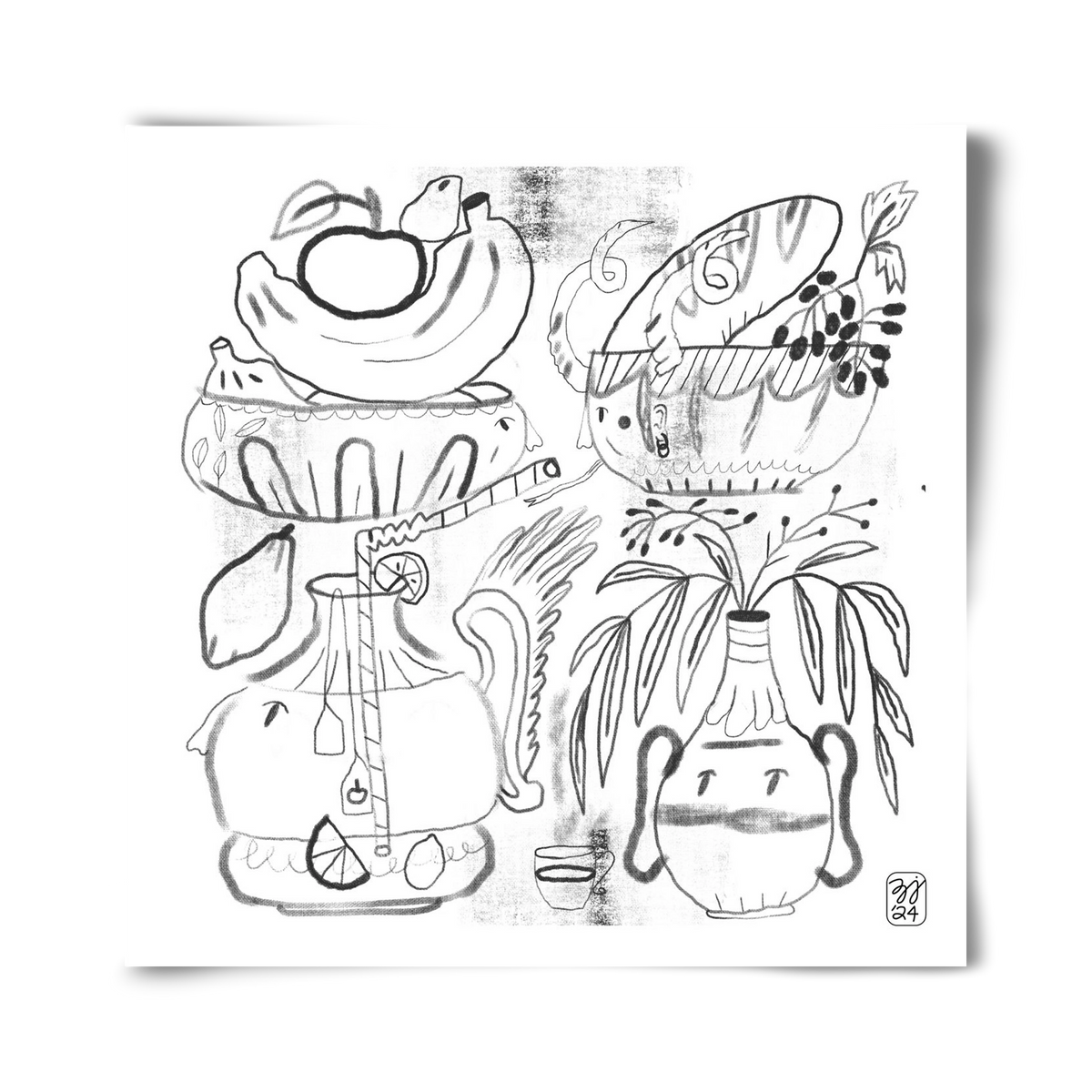 Special Guests, 40x40 cm, Keret nélkül