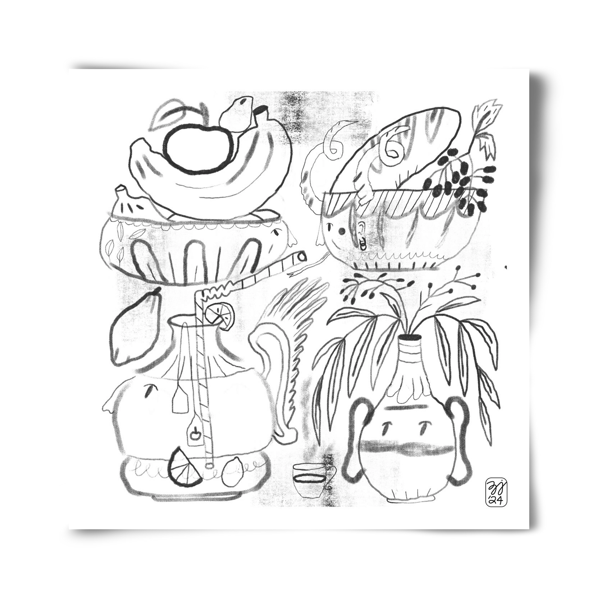 Special Guests, 40x40 cm, Keret nélkül