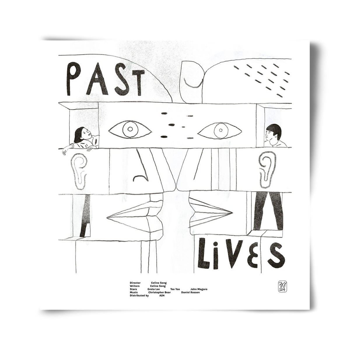 Past Lives, 40x40 cm, Keret nélkül