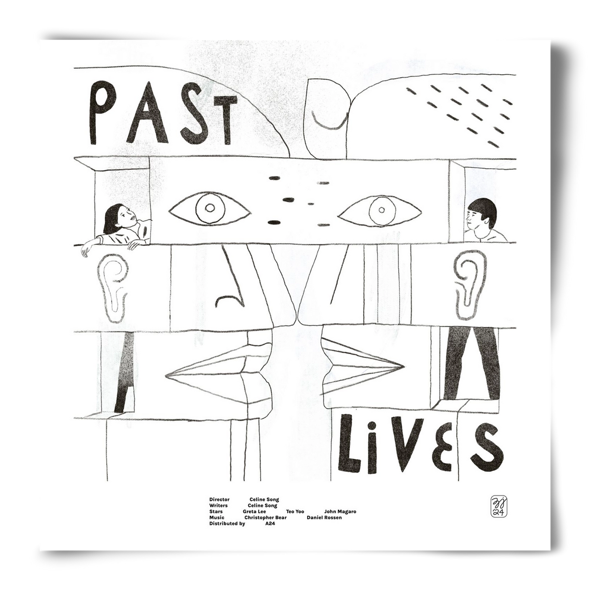 Past Lives, 50x50 cm, Keret nélkül