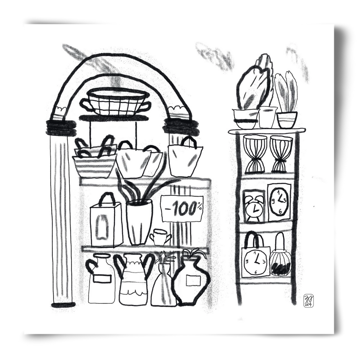 Minus 100%, 50x50 cm, Keret nélkül