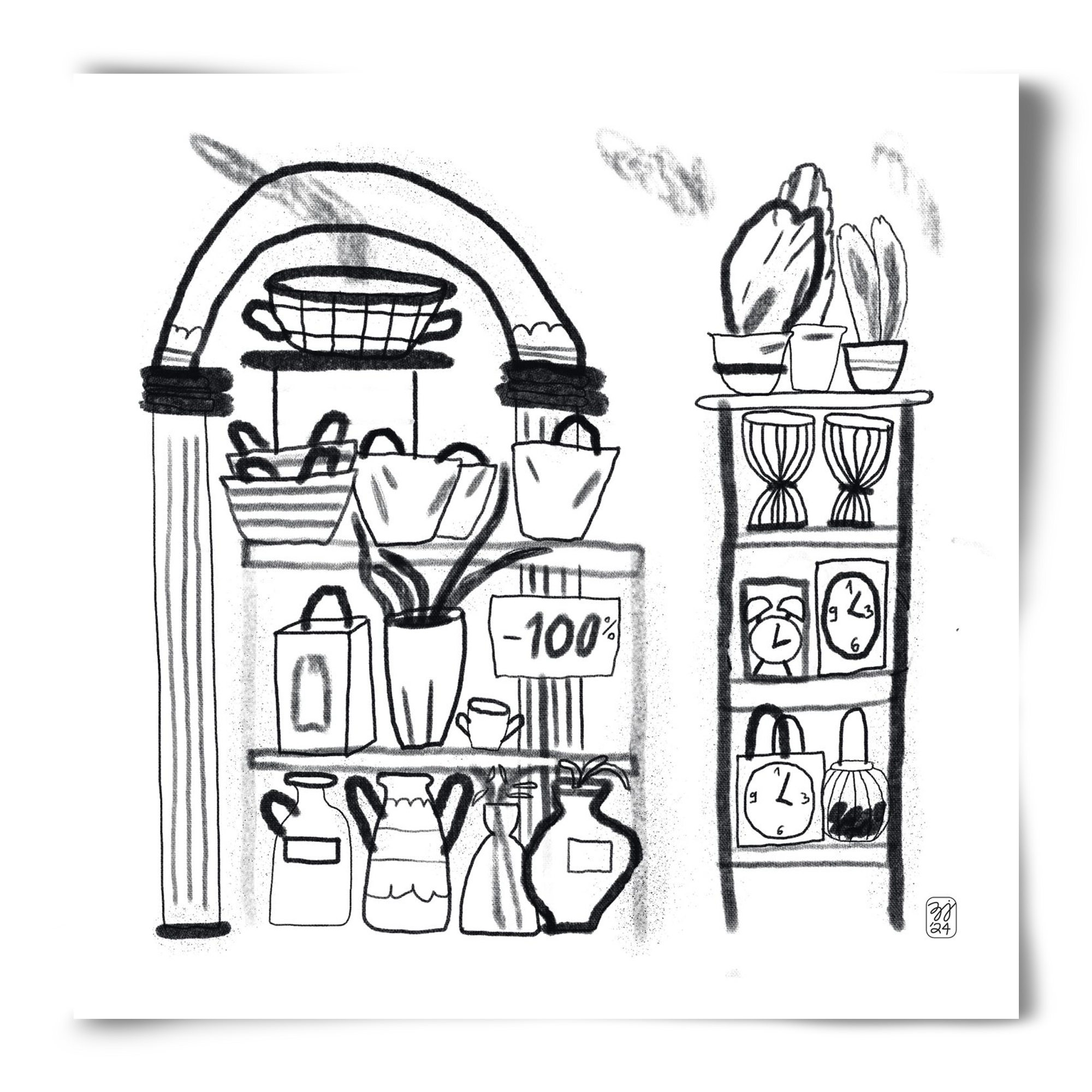 Minus 100%, 50x50 cm, Keret nélkül