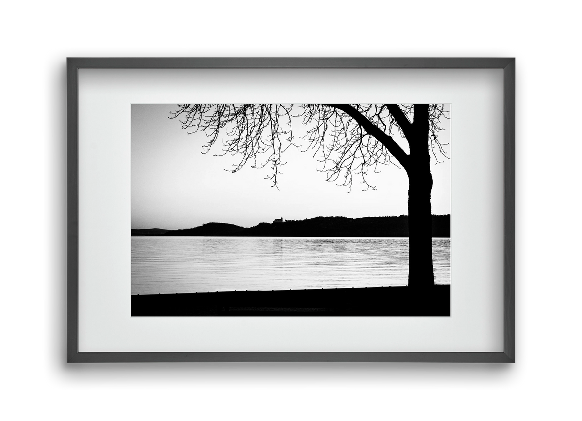 Tagore, 45x30 cm (30x20 cm), Fekete keret, paszpartuval