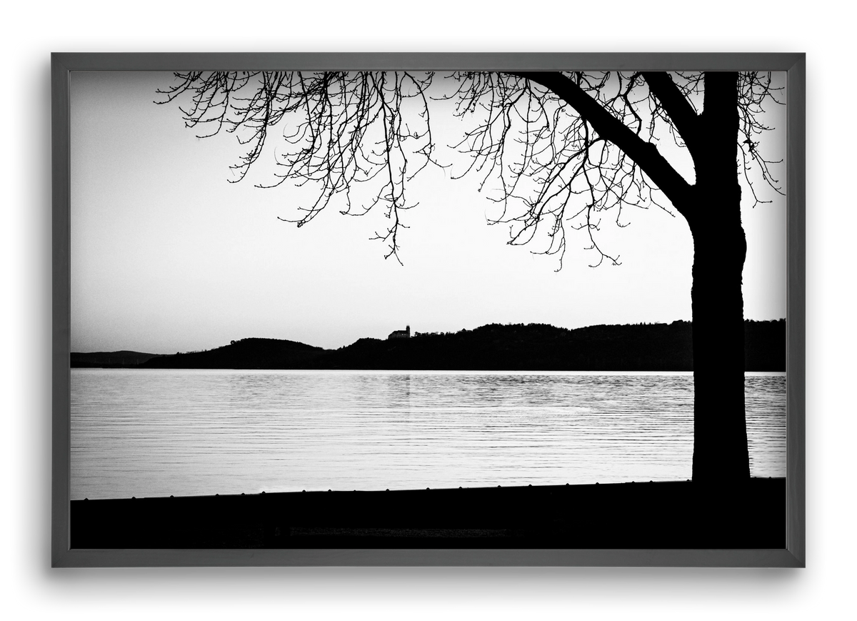 Tagore, 60x40 cm (60x40 cm), Fekete keret