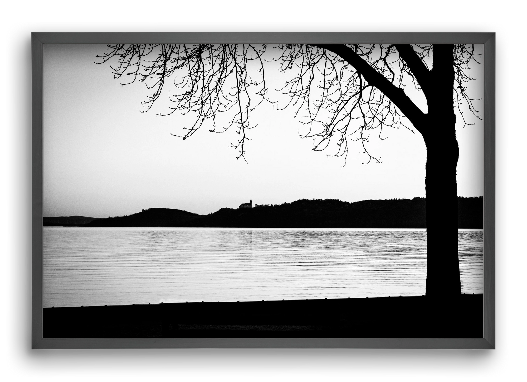 Tagore, 60x40 cm (60x40 cm), Fekete keret
