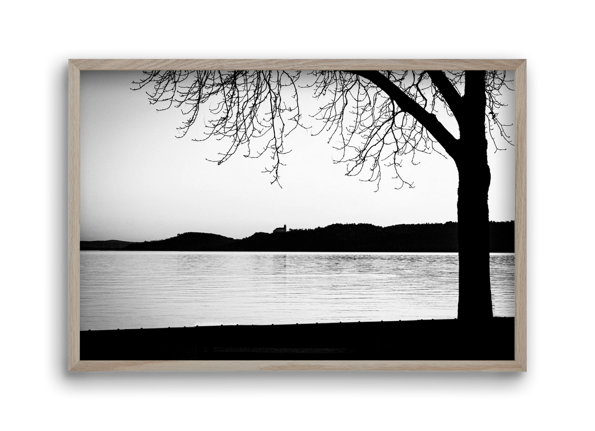 Tagore, 45x30 cm (45x30 cm), Tölgy keret