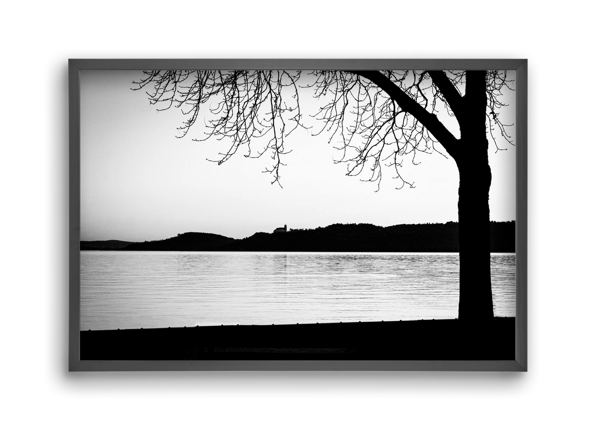 Tagore, 45x30 cm (45x30 cm), Fekete keret