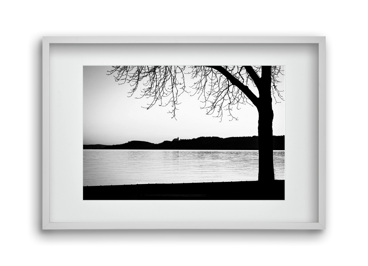 Tagore, 45x30 cm (30x20 cm), Fehér keret, paszpartuval