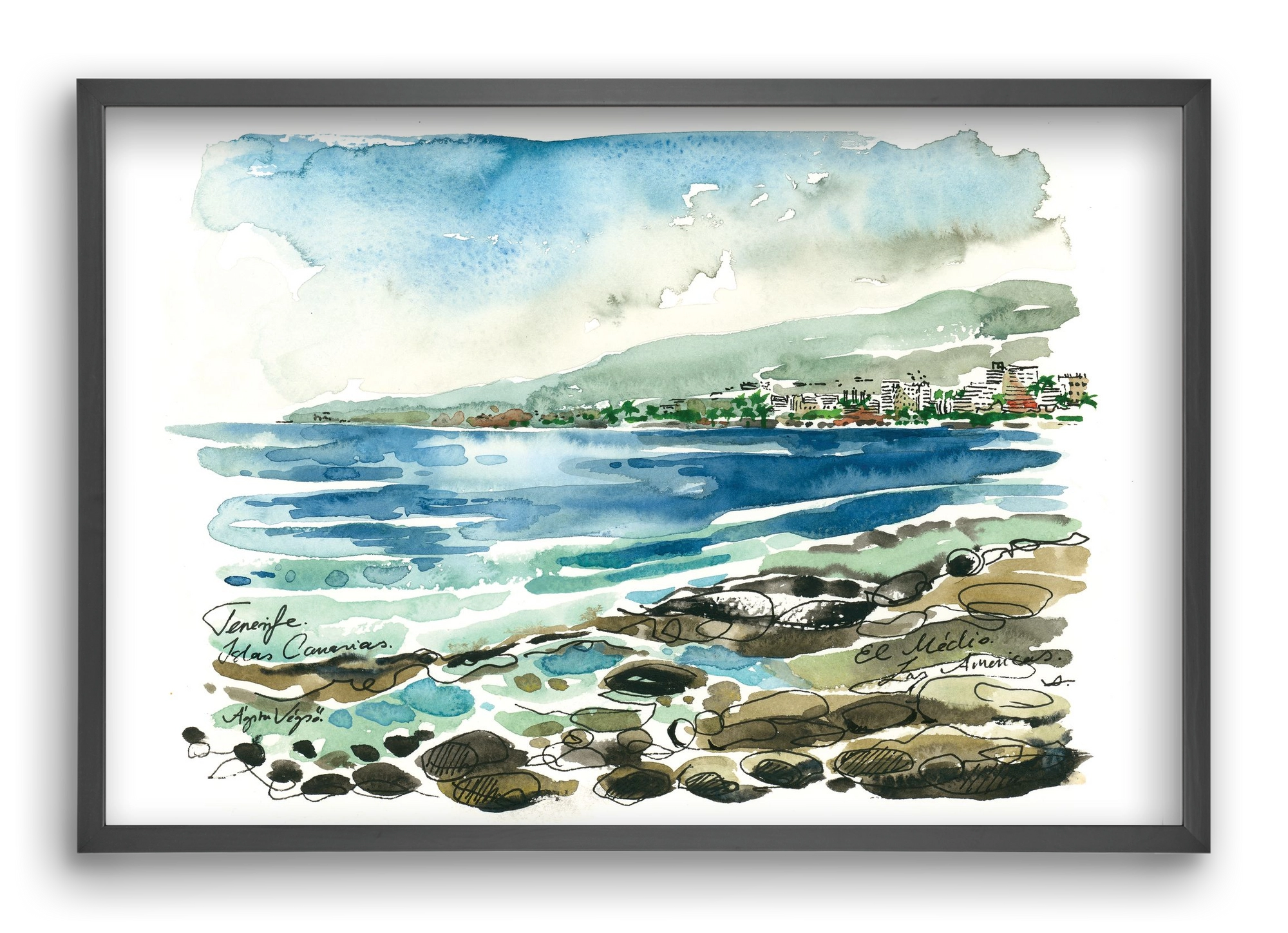 Las Americas, Tenerife, Canary Islands - 2023.05.19., 60x40 cm (60x40 cm), Fekete keret