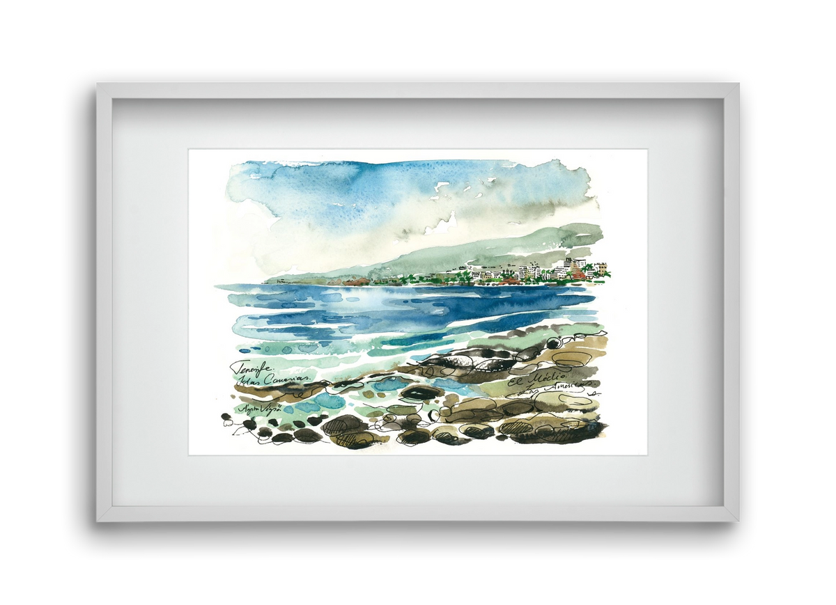 Las Americas, Tenerife, Canary Islands - 2023.05.19., 45x30 cm (30x20 cm), Fehér keret, paszpartuval