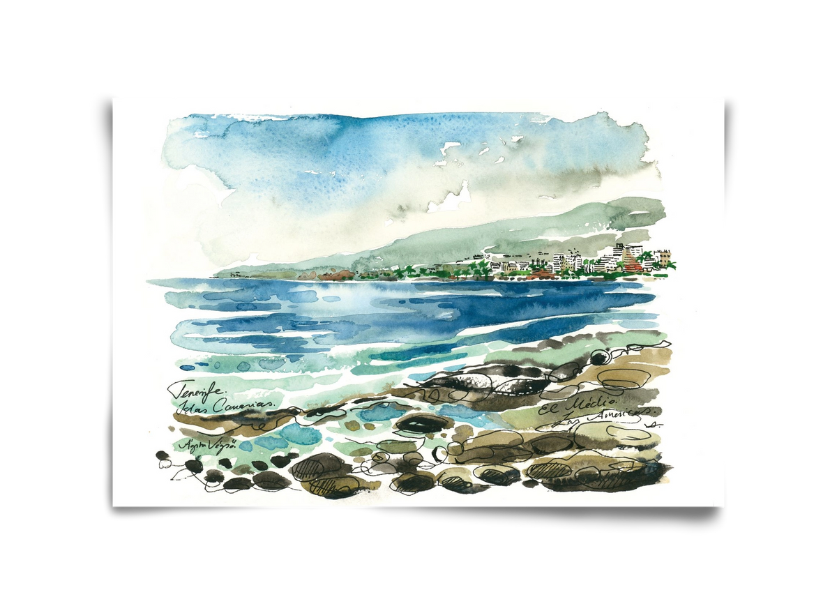 Las Americas, Tenerife, Canary Islands - 2023.05.19., 45x30 cm, Keret nélkül