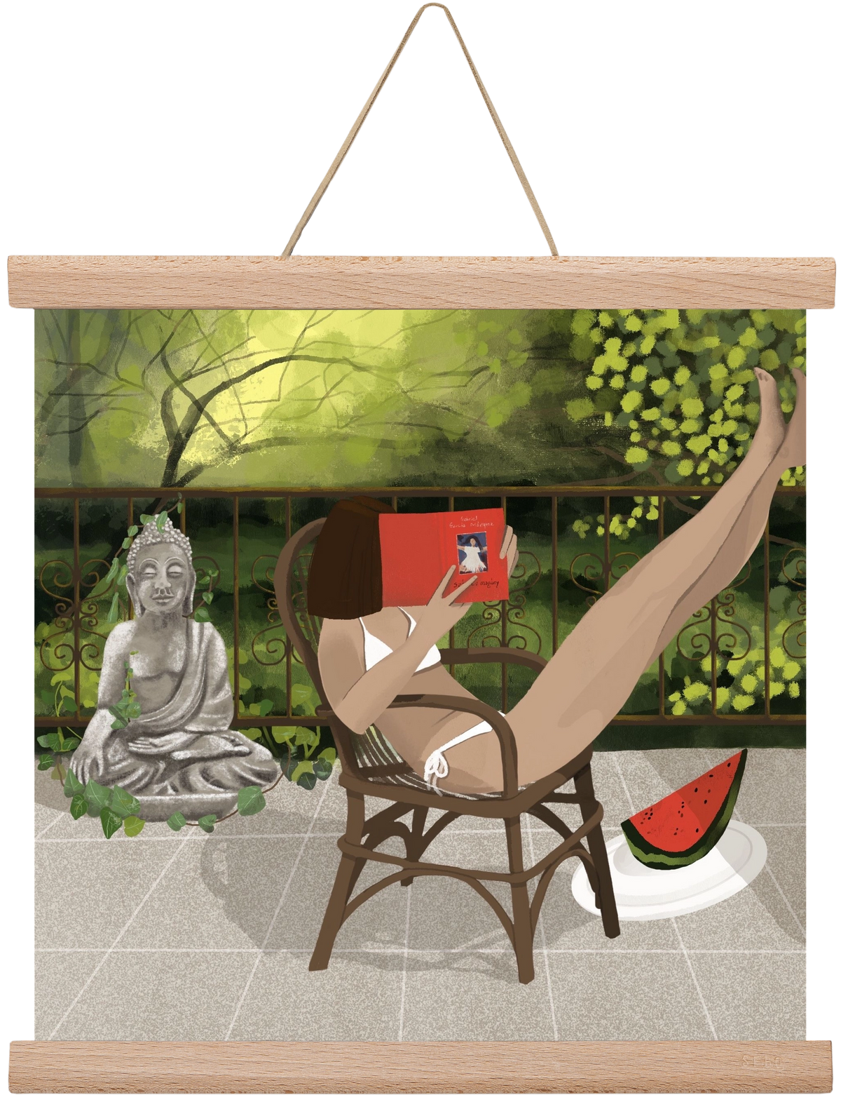 chill, 30x30 cm (30x30 cm), Tölgy akasztó