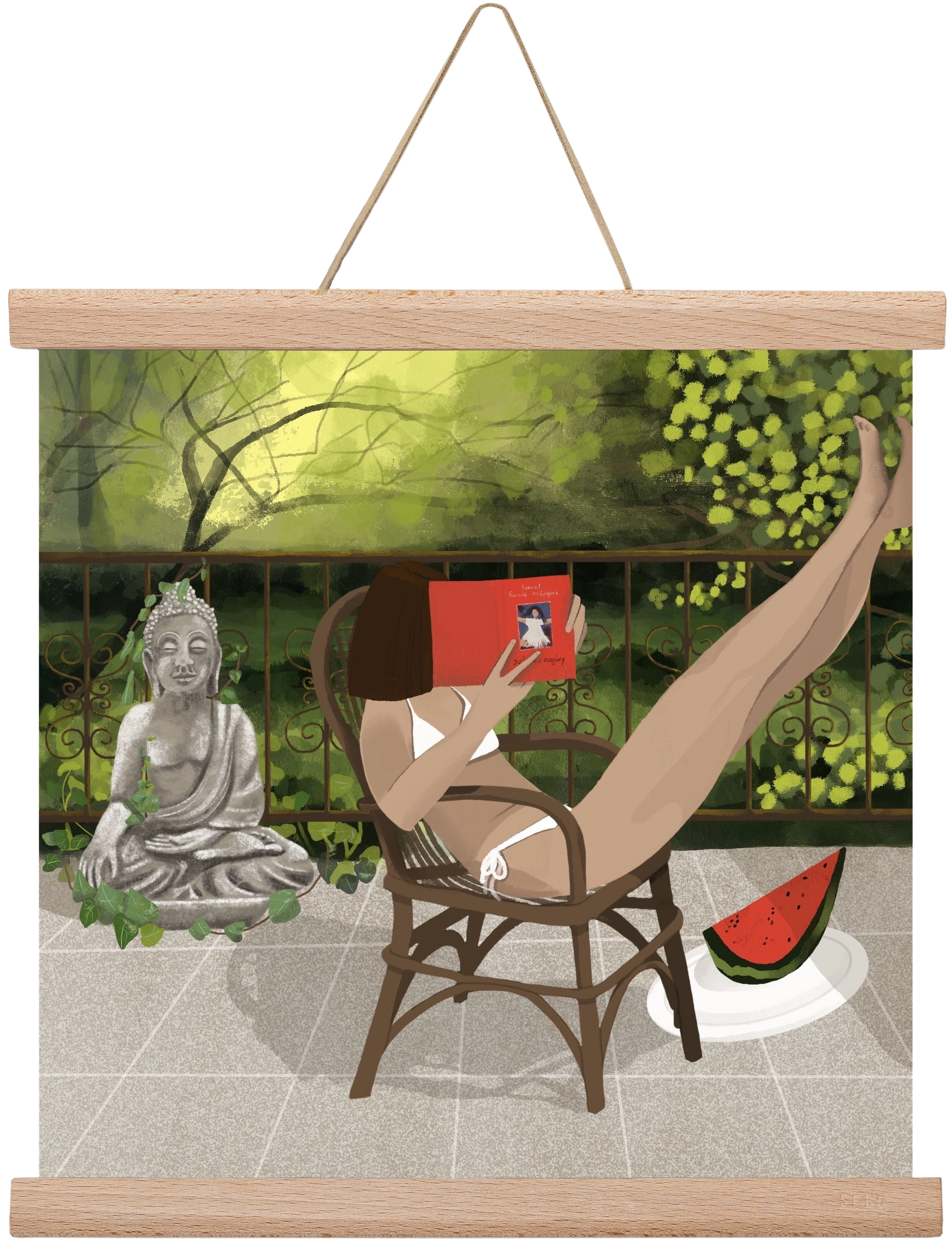 chill, 30x30 cm (30x30 cm), Tölgy akasztó