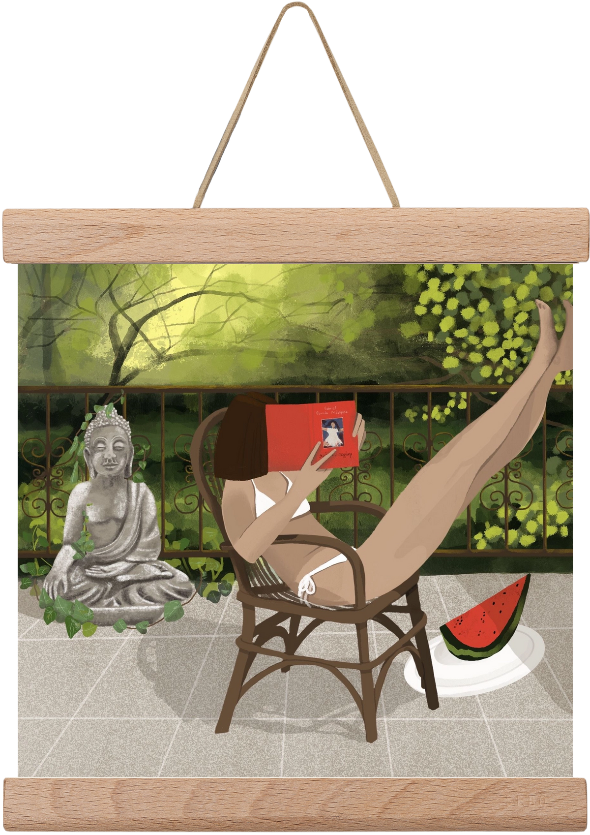 chill, 20x20 cm (20x20 cm), Tölgy akasztó