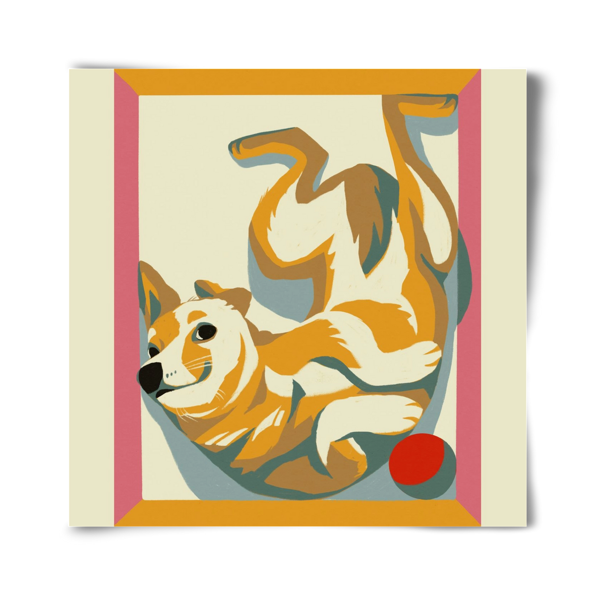 Rozi, 40x40 cm, Keret nélkül