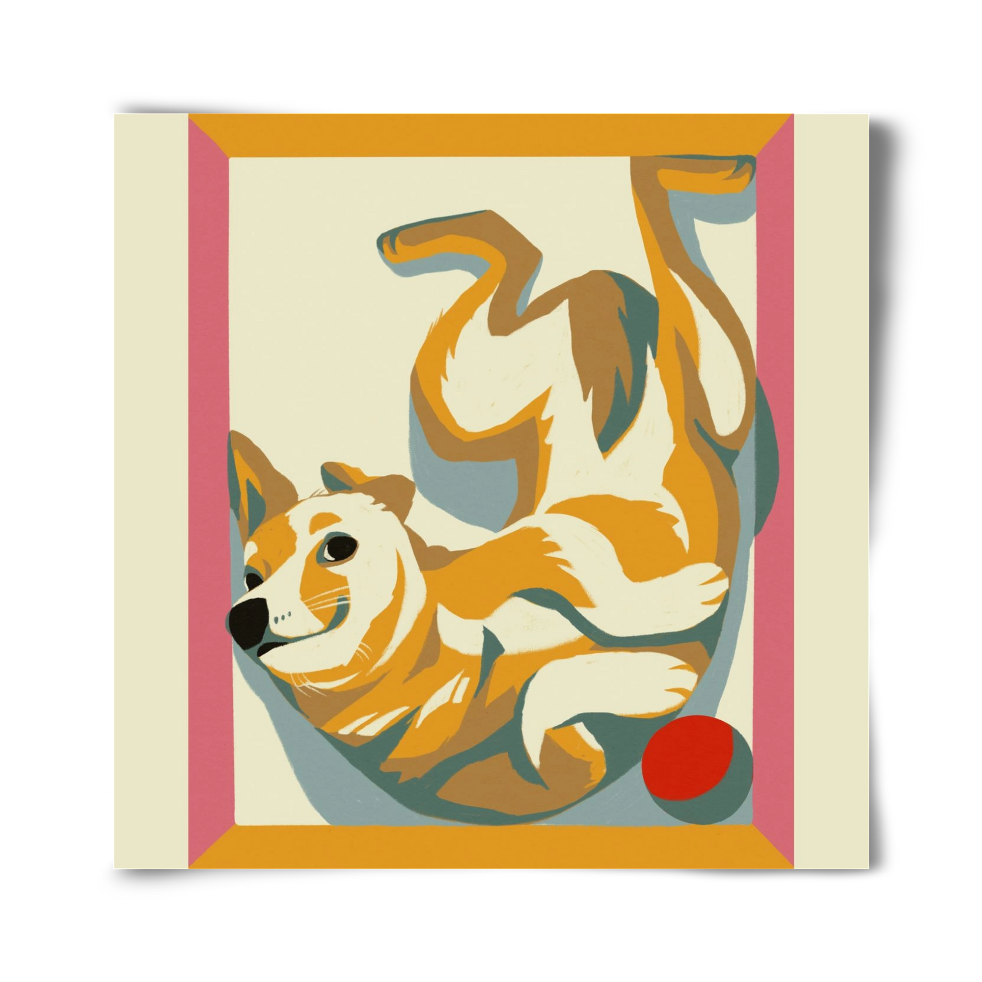 Rozi, 40x40 cm, Keret nélkül