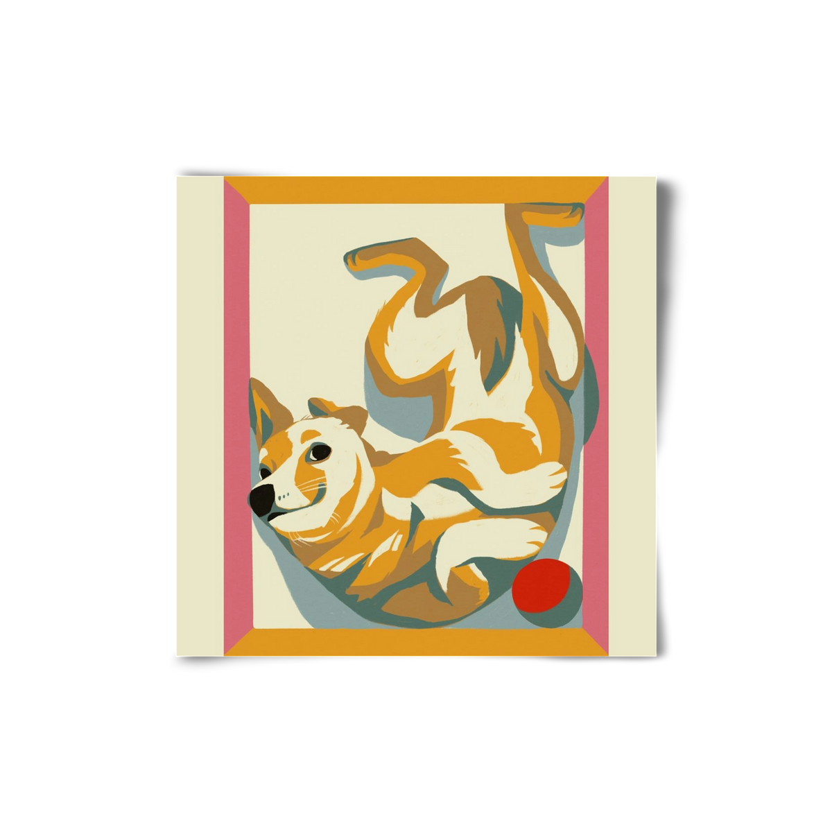 Rozi, 20x20 cm, Keret nélkül