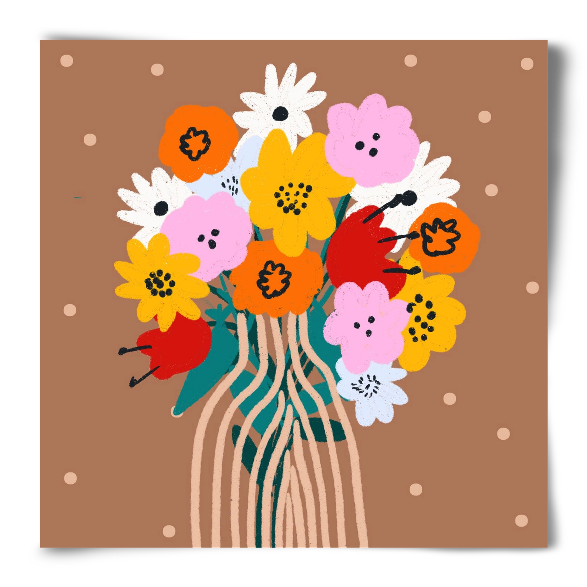 Florals for Spring? Groundbreaking…, 50x50 cm, Keret nélkül