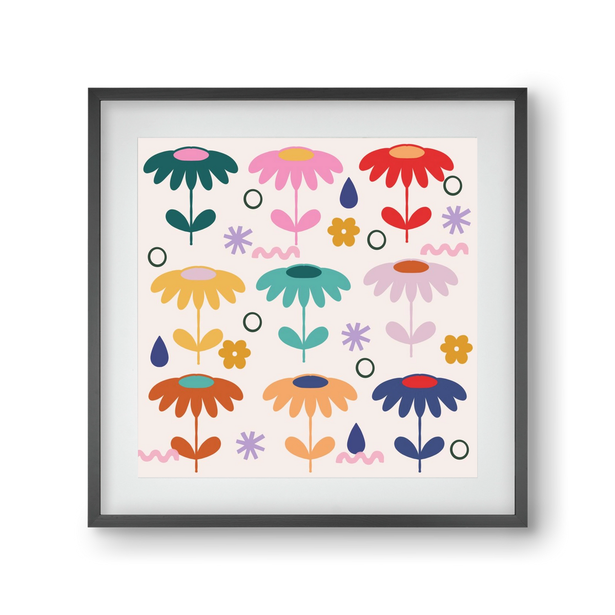 Spring Is Coming , 30x30 cm (20x20 cm), Fekete keret, paszpartuval