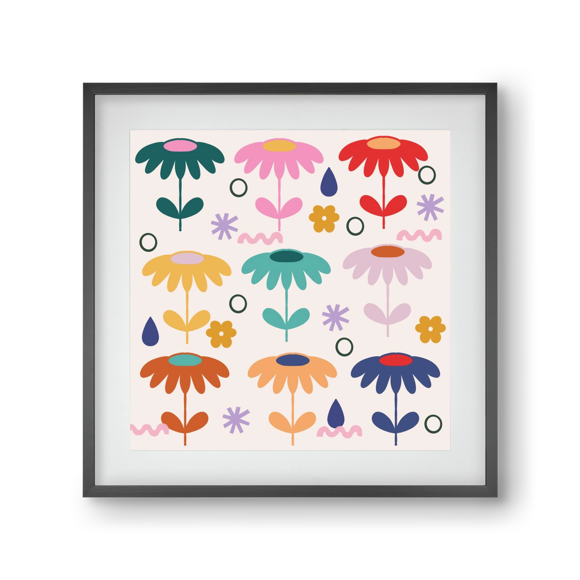 Spring Is Coming , 30x30 cm (20x20 cm), Fekete keret, paszpartuval