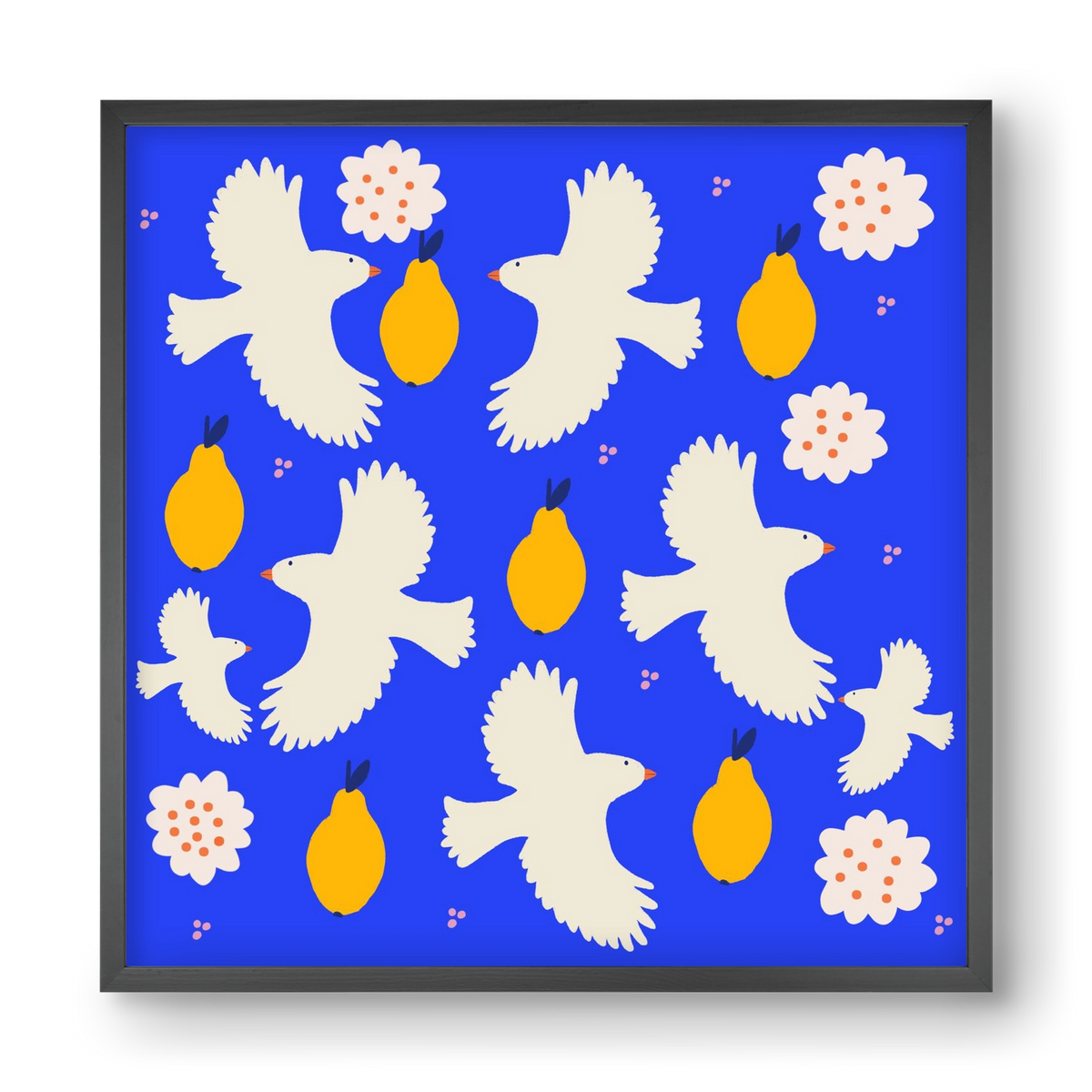 Peace , 40x40 cm (40x40 cm), Fekete keret