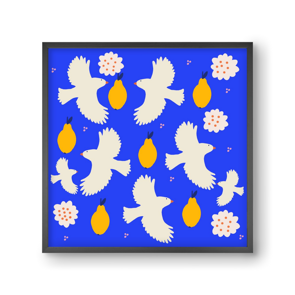 Peace , 30x30 cm (30x30 cm), Fekete keret