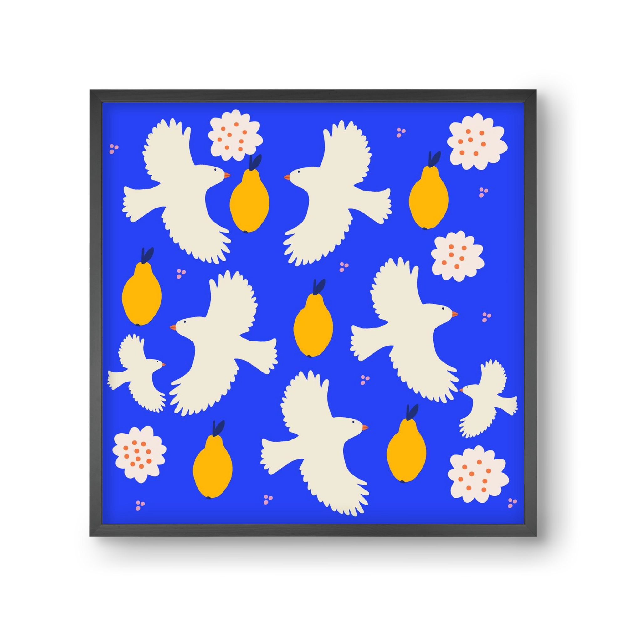 Peace , 30x30 cm (30x30 cm), Fekete keret