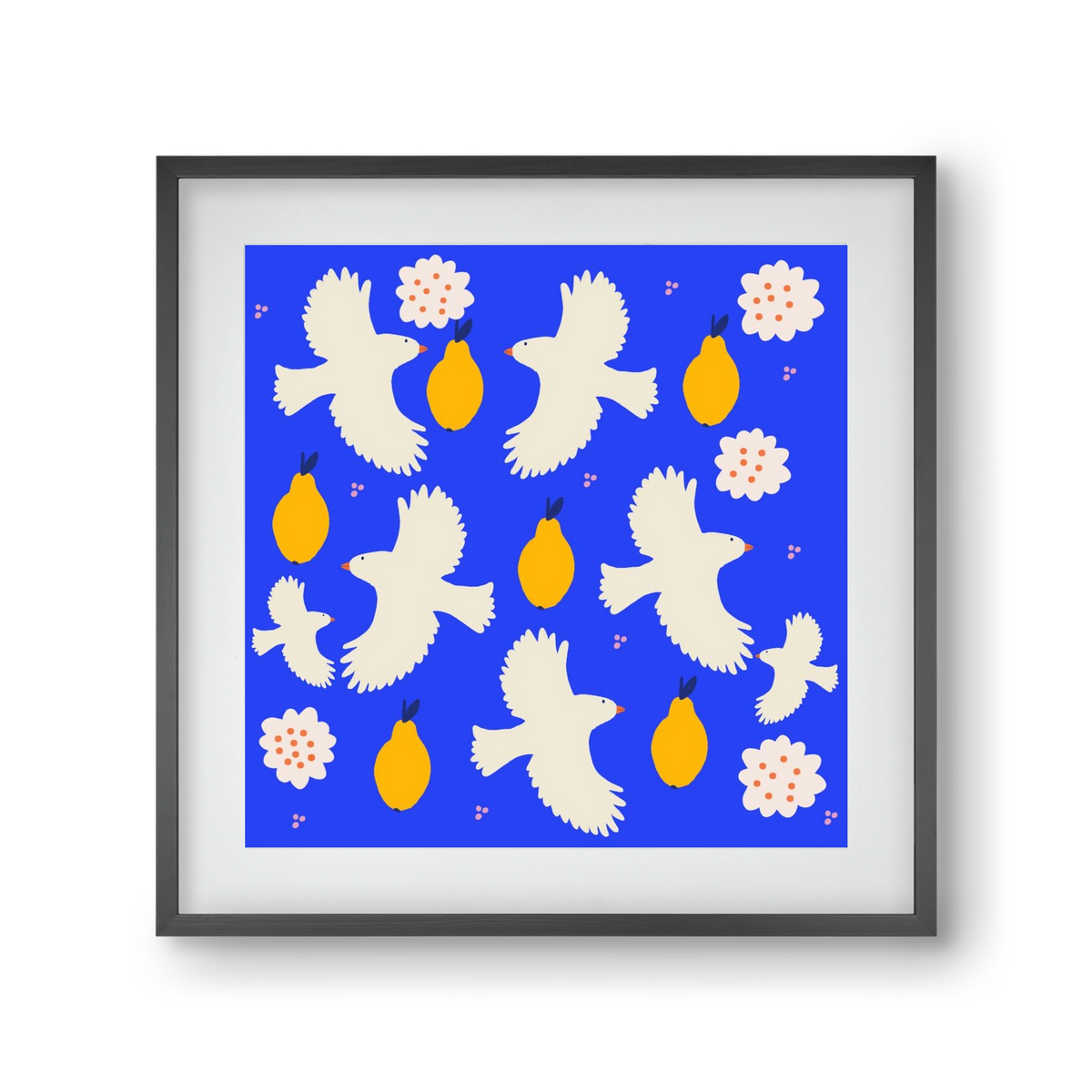 Peace , 30x30 cm (20x20 cm), Fekete keret, paszpartuval