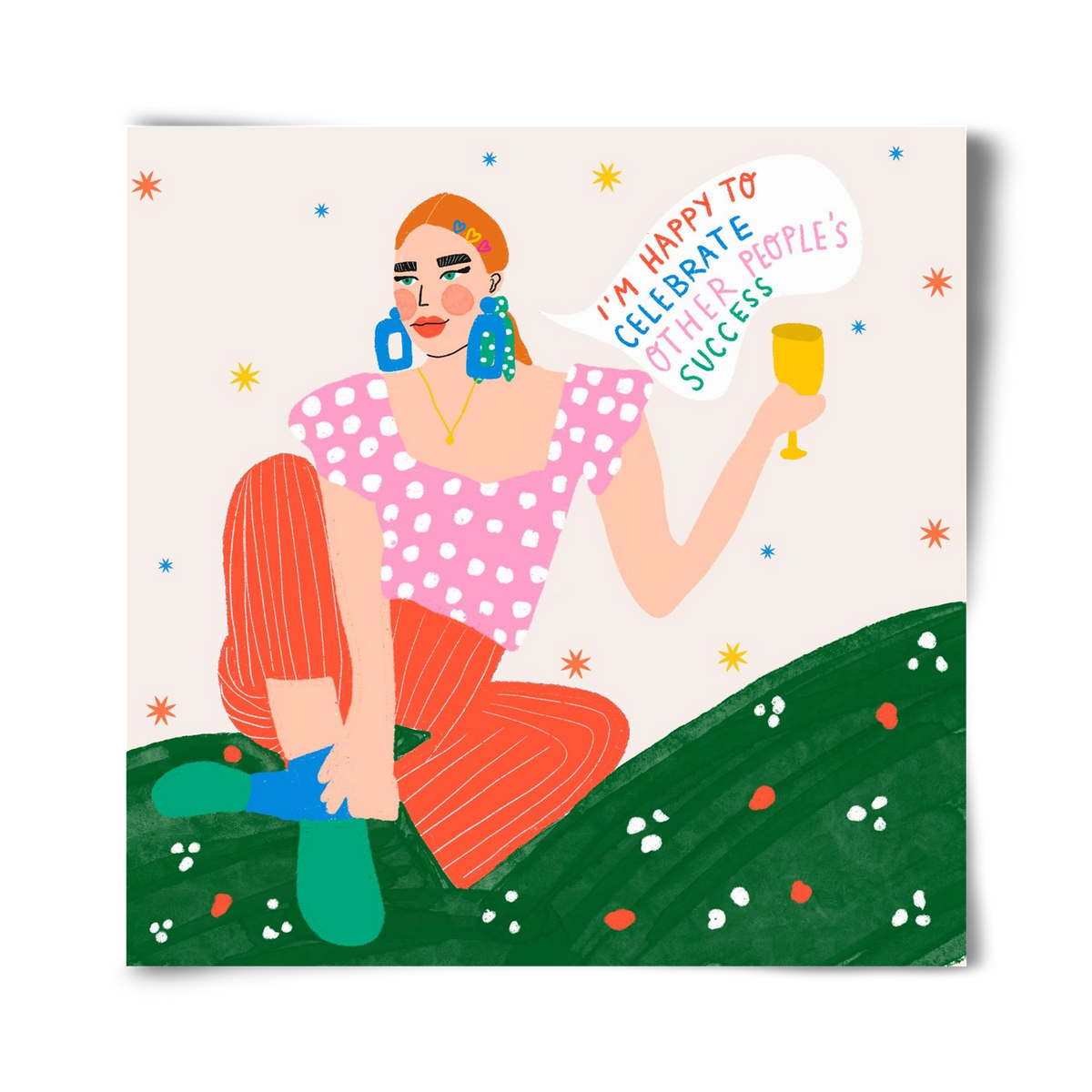 Be Happy For Others , 40x40 cm, Keret nélkül