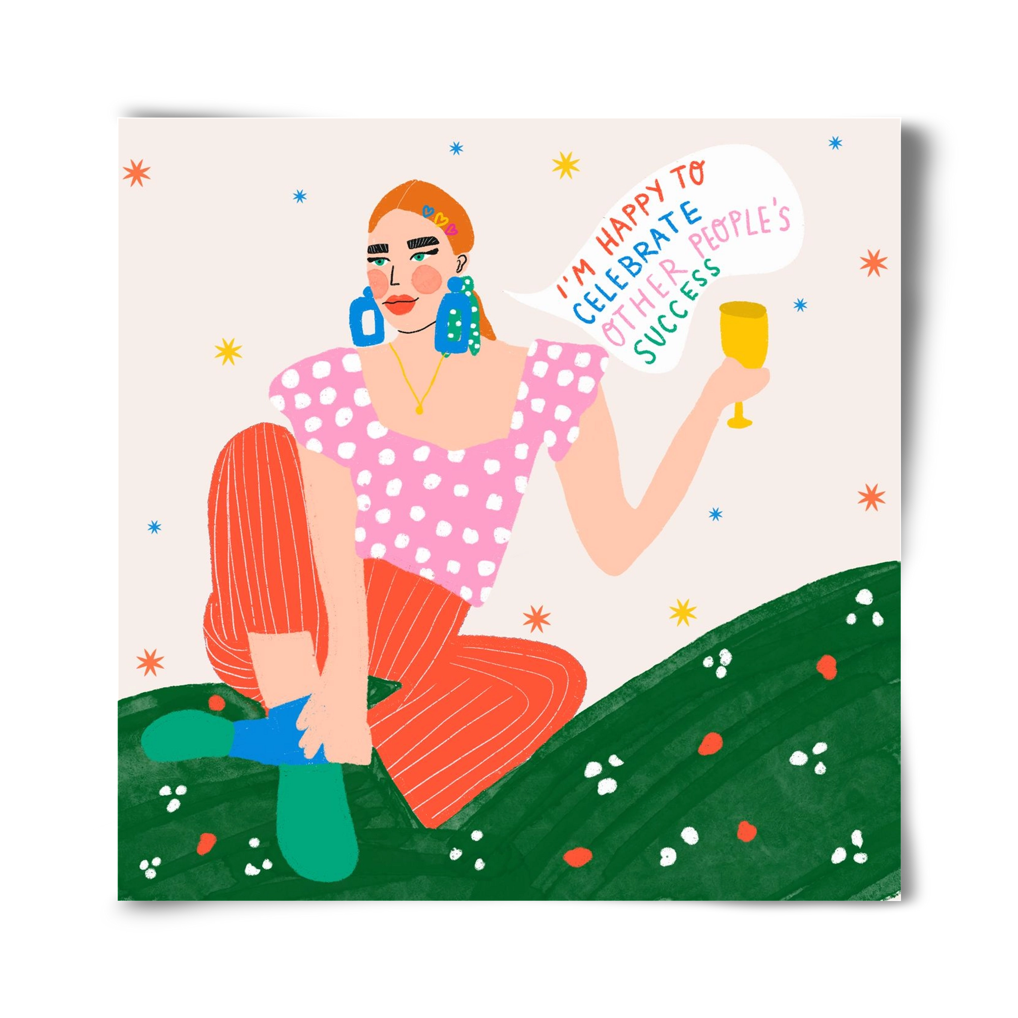 Be Happy For Others , 40x40 cm, Keret nélkül