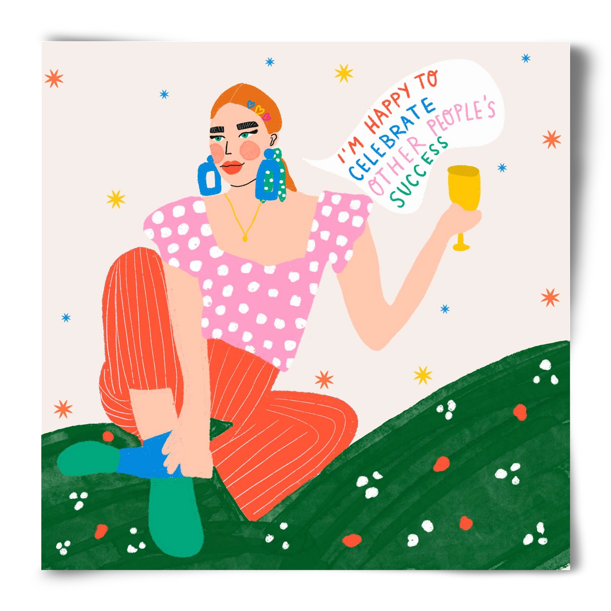 Be Happy For Others , 50x50 cm, Keret nélkül